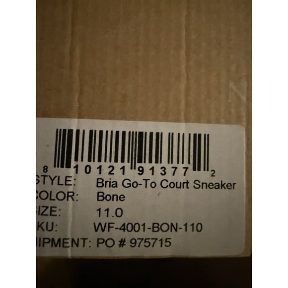 NISOLO Bria Go To Everyday Sneaker Bone‎ Leather Womens 11 New - Picture 6 of 6